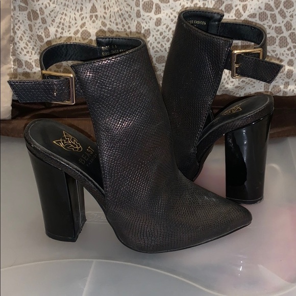 Open back booties - Picture 4 of 5